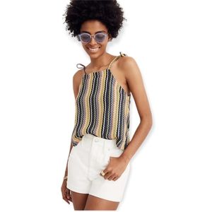 Madewell Texture & Thread Rainbow Crochet Tank Top